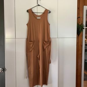 NWT EVERLANE Tie Waist Jumpsuit sz M